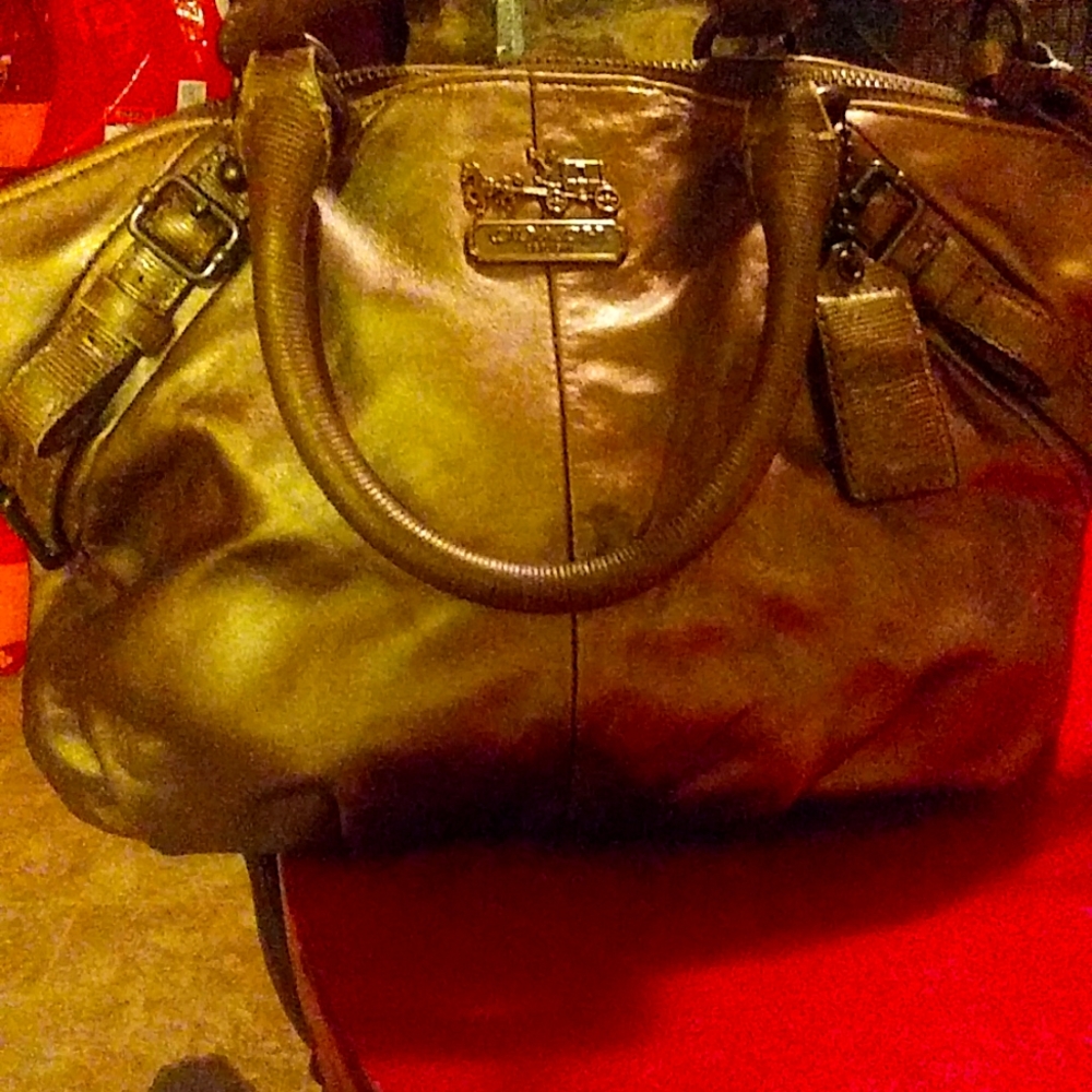 Beautiful Copper Soft Leather Coach